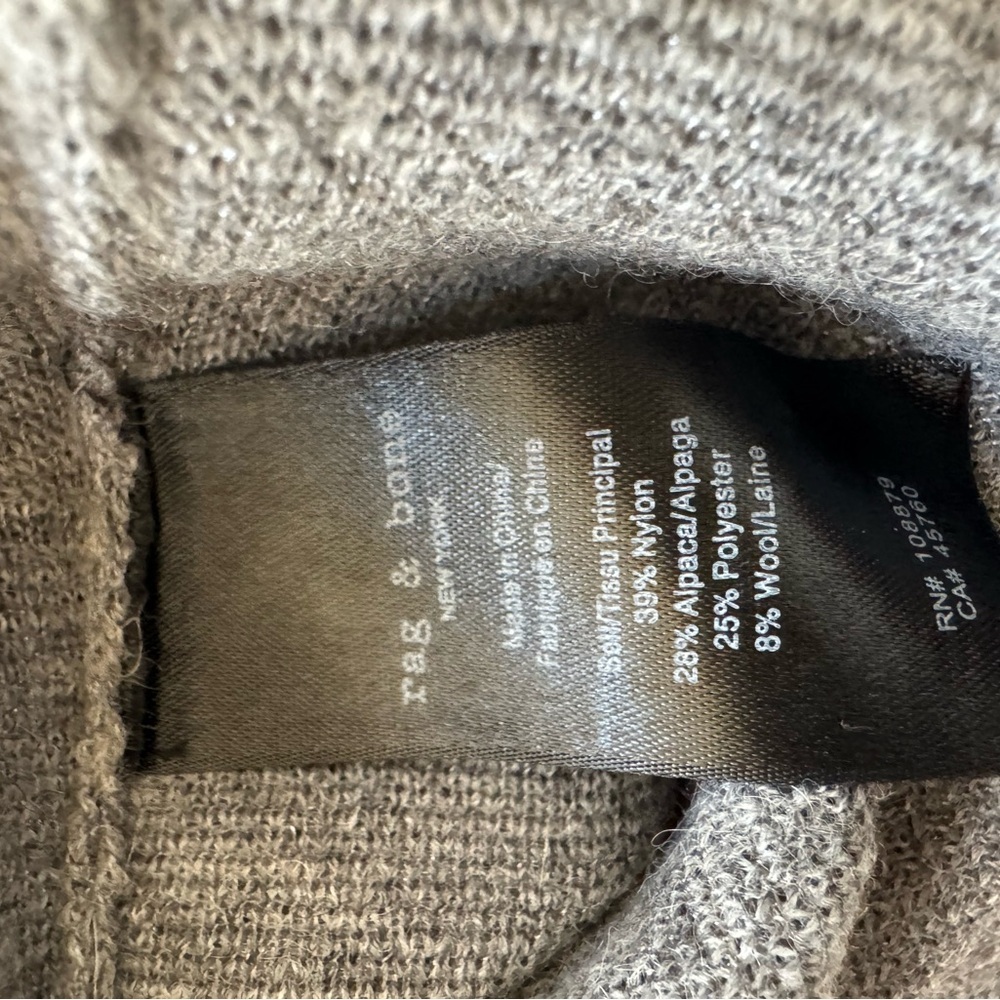 Rag & Bone Charlotte Alpaca Crew - Picture 10 of 11